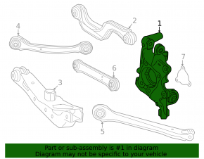 Rear left axle shaft Chevrolet Equinox EV 24-26