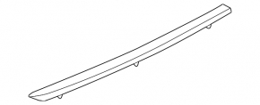 Trunk lid spoiler for the Audi A4 B8 08-13 pre-rest sedan