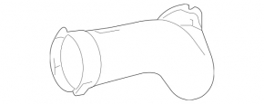 Intercooler pipe left lower Mercedes W166 ML/GLE 12-19 2.1d, 3.0d