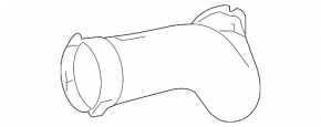 Intercooler pipe left lower Mercedes W166 ML/GLE 12-19 2.1d, 3.0d