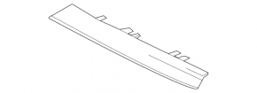 Grill molding lower right Mercedes GLS-class X166 13-16 chrome