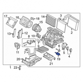 Resistor Ford Focus mk3 11-18 type 1