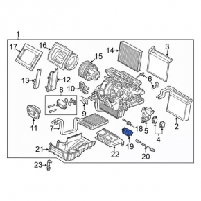 Resistor Ford Focus mk3 11-18 type 1
