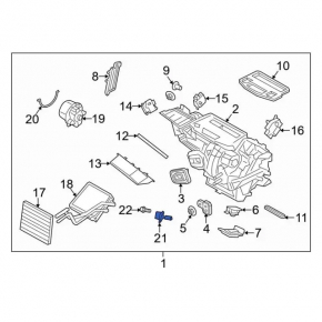 Resistor Ford Focus mk3 11-18 type 1