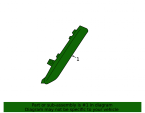 Front bumper dimensions left Lincoln MKC 15-