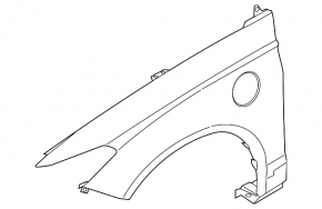 Front left wing Ford Fusion mk5 17-20 plug-in