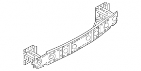 Rear bumper reinforcement Mazda CX-5 13-16