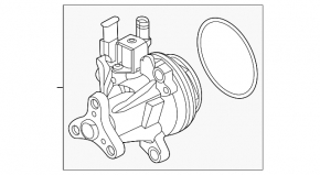 Water pump for Land Rover Discovery 19-25 3.0
