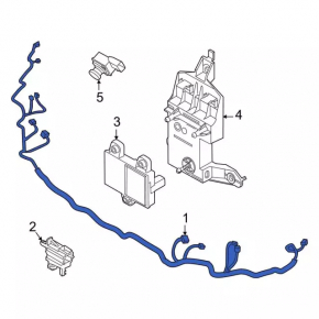 Ford Bronco Sport 21-25 Front Bumper Wiring for PTF