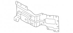 Left Front Bumper Bracket Ford F-150 22-25 EV