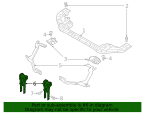 Right TV bracket for Jaguar I-Pace 19-23