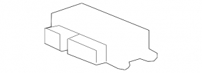 SRS airbag module GMC Terrain 10-17 airbag computer