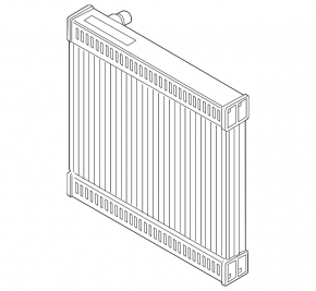 BMW 5 Series G30 17-23 M5 4.4L Main Inner Radiator with M8, 4.4L Main Inner M8, M8 Competition