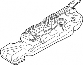 Fuel tank Infiniti JX35 QX60 13-