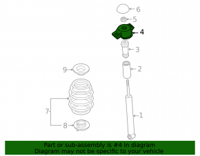 Shock absorber support rear left Volkswagen ID.4 21-23