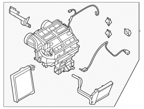 Heater assembly Nissan Sentra 20-23