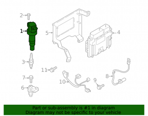 Ignition coil Hyundai Sonata 20- 2.5