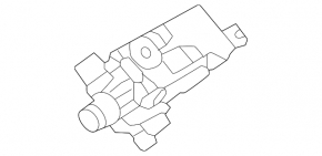 Cooling system valve Polestar 2 21- large