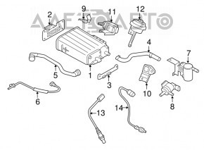 Lambda probe 2 for Hyundai Veloster 12-17