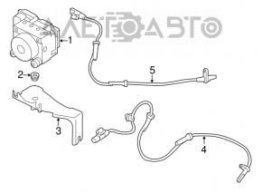 ABS ABS Nissan Versa 12-19 usa Manual
