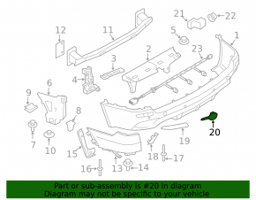 BMW X5 M E70 10-13 rear bumper towing hook cap