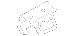 Rear left lower door lock bracket BMW i3 14-20