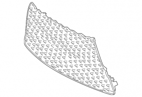 Lower grille of the front bumper of the Lexus IS 14-16 fsport (pre-restored)
