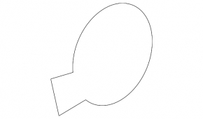 Left rear bumper tow hook cap for Toyota Venza 09-15