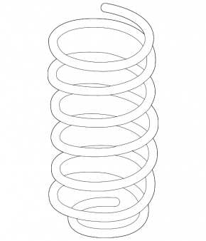 Front left spring Hyundai Santa FE 21-23 AWD 2.5