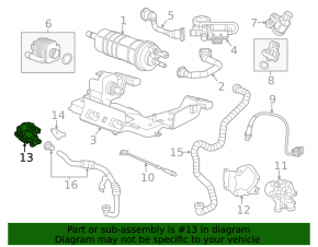 EGR valve Chevrolet Volt 11-15