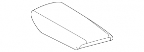 Armrest Toyota Venza 21 - leather, gray