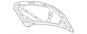 Naked hood VW Jetta 11-18 USA
