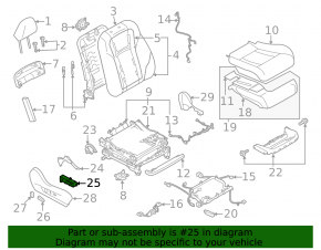 Subaru Forester 25-26 passenger seat control