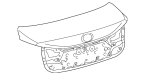 Lexus Hs250h 10-12 trunk lid