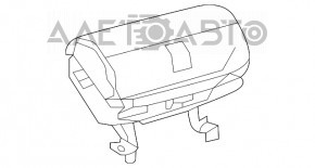 Airbag passenger in the dashboard Toyota Highlander 20-22