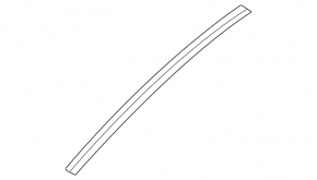 Left windshield molding for Audi Q3 83A 19-25 black