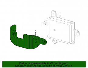 Left Blind Spot Sensor Cover for Toyota Rav4 2013-2018