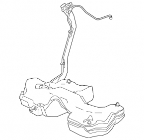 Fuel tank for Audi A5 F5 21-25 MHEV