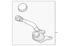 Ford Fiesta 11-19 Master cylinder reservoir