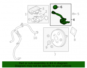 Ford Fiesta 11-19 Master cylinder reservoir