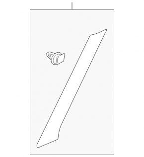 Front pillar trim left Ford Flex 09-19