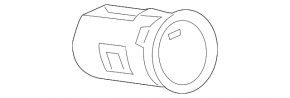 Mazda CX-5 13-16 black start/stop button
