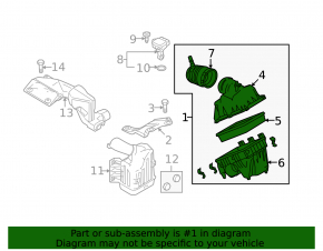 Mazda6 09-13 2.5 Air Filter Housing