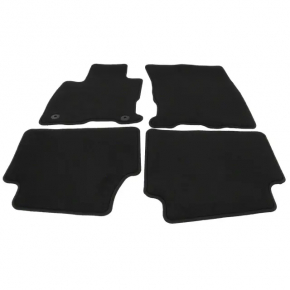 Set of floor mats for Ford Escape MK4 20- black cloth, hybrid, plug-In