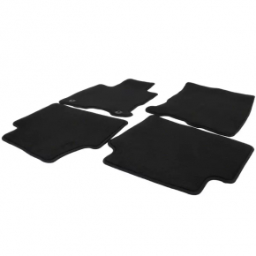 Set of floor mats for Ford Escape MK4 20- black cloth, hybrid, plug-In