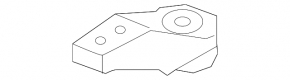 Upper left radiator bracket for Land Rover Range Rover Velar 18-20 2.0T, 3.0T, 5.0T plastic