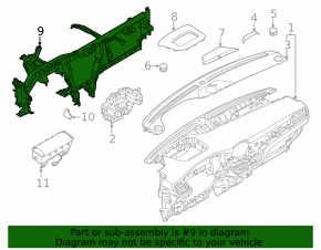 Under-torpedo pipe reinforcement Ford Escape MK4 23-