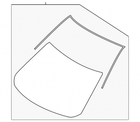 Mazda CX-50 23-25 windshield with rain sensor