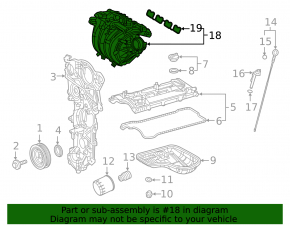 Intake manifold Lexus UX200 19-
