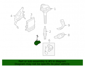 Knock Sensor Infiniti Q50 14-15 3.7 VQ37VHR